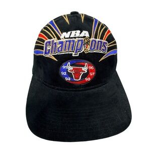 Starter Chicago Bulls 1998 NBA Champions Locker Room Hat Vintage 6-Peat NWT